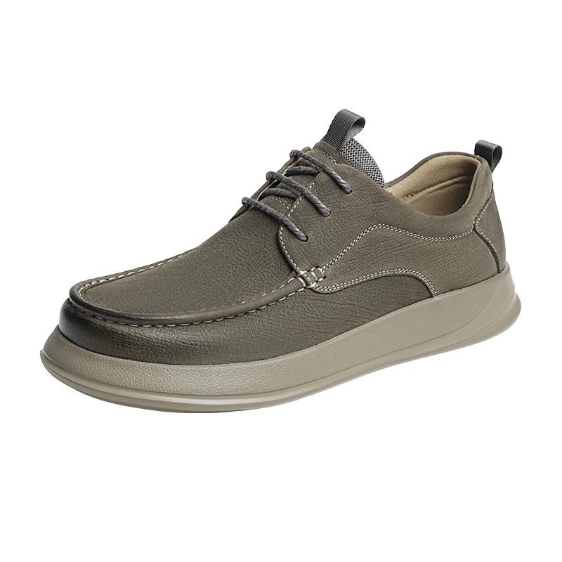 Red Dragonfly Men s Leather Casual Lace-Up Shoes WTA35309 EU 44