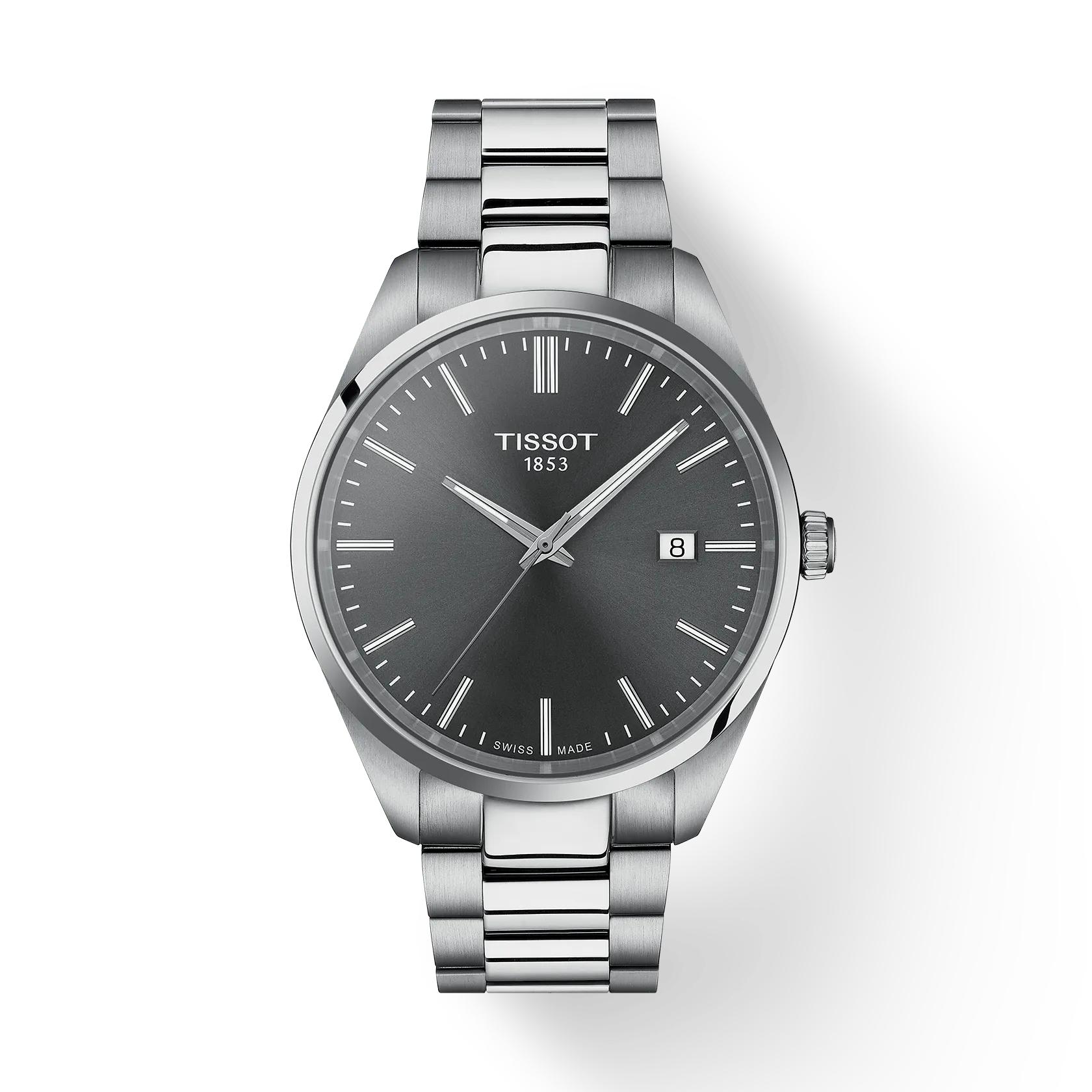 Tissot Stainless Steel Gray Dial Men s Fashion Watch T150.410.11.081.00 серый