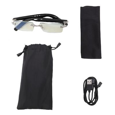 KI-Übersetzungsbrille Bluetooth 5.3 144 Sprachen Echtzeit Randlos Intelligente Übersetzerbrille mit Blaulichtfilter-Linse