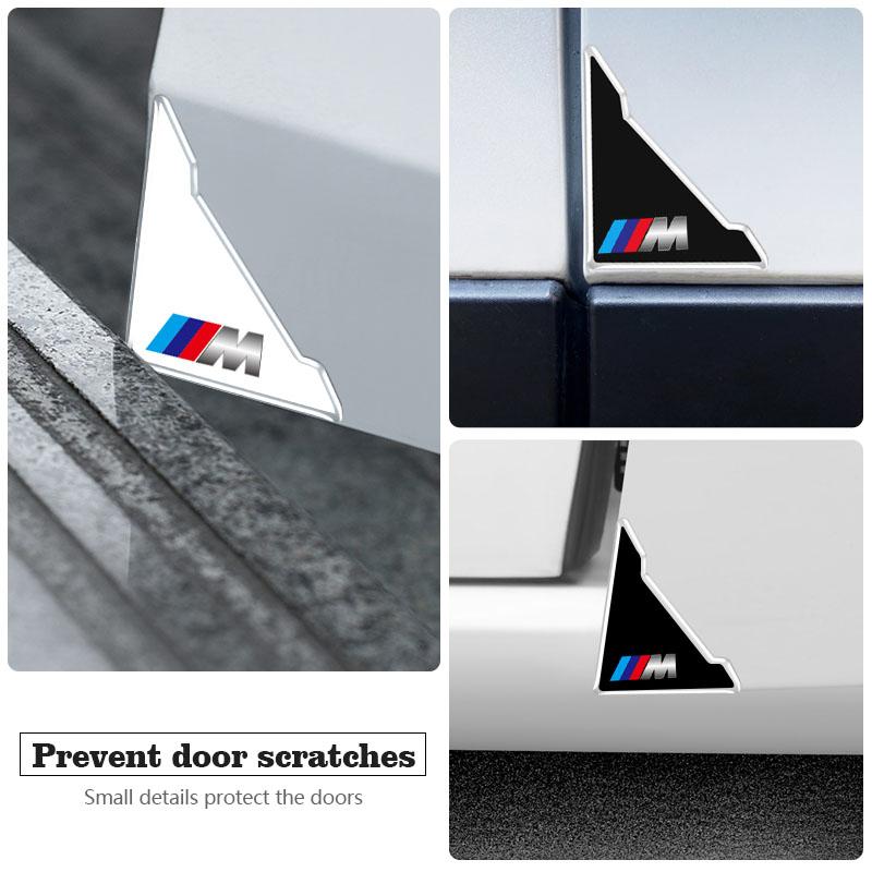 4 Pezzi Adesivi Protettivi Antigraffio per Portiere Auto Accessori Per BMW M3 M4 M5 G42 G30 G20 E39 E36 E87 E53 F44 F07 F34 G15 G16 G23