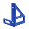 Precision Aluminum Alloy Miter Triangle Ruler 45°/90° Woodworking Square Protractor 3D Multifunctional Measuring Toolsolss