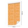 Polynesian Geometric Pattern Wallpaper Cream and Gold 50x1000
