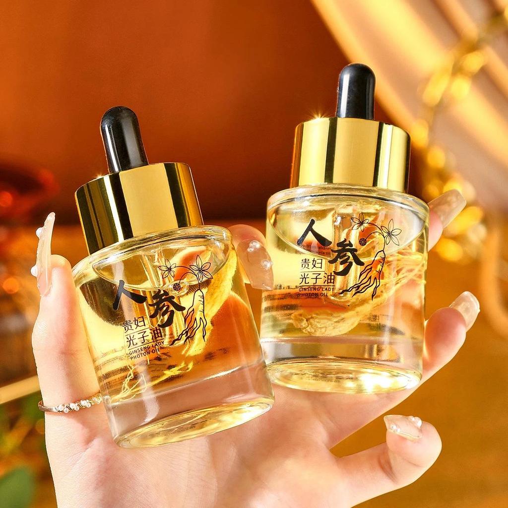 Ginseng Anti-aging Firming Face Oil - 40ml Facial Treatment Serum for All Skin Types