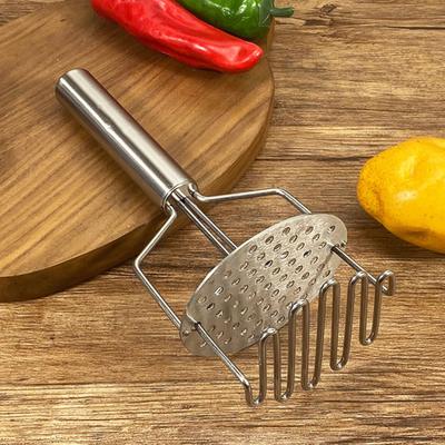 Amassador Manual de Batatas Yousheng Aço Inoxidável Amassador de Arame Dupla Função Seguro para Lava-louças Ferramenta de Cozinha para Purê de Batatas Cremoso