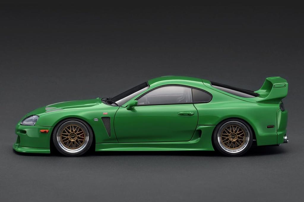 TK.Company Ignition Model 1/18 Scale Toyota Supra (A80) TRD 3000GT Green Finished Product IG3603
