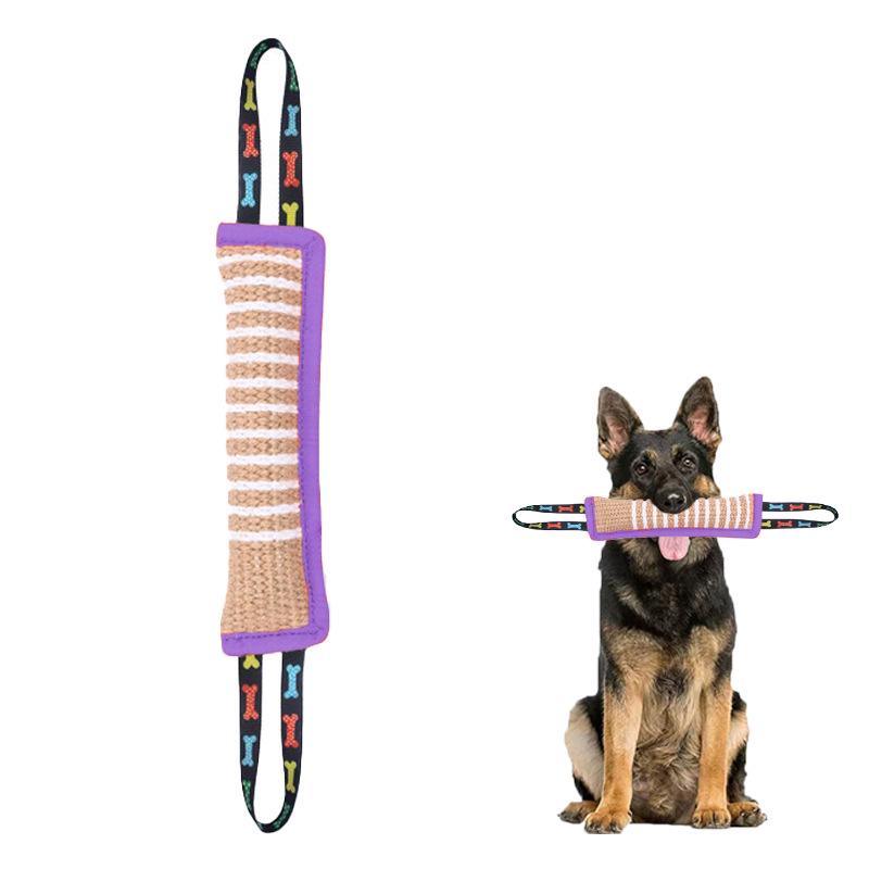 Burlap Dog Bite Stick - Training, Chewing, and Fetching Toy