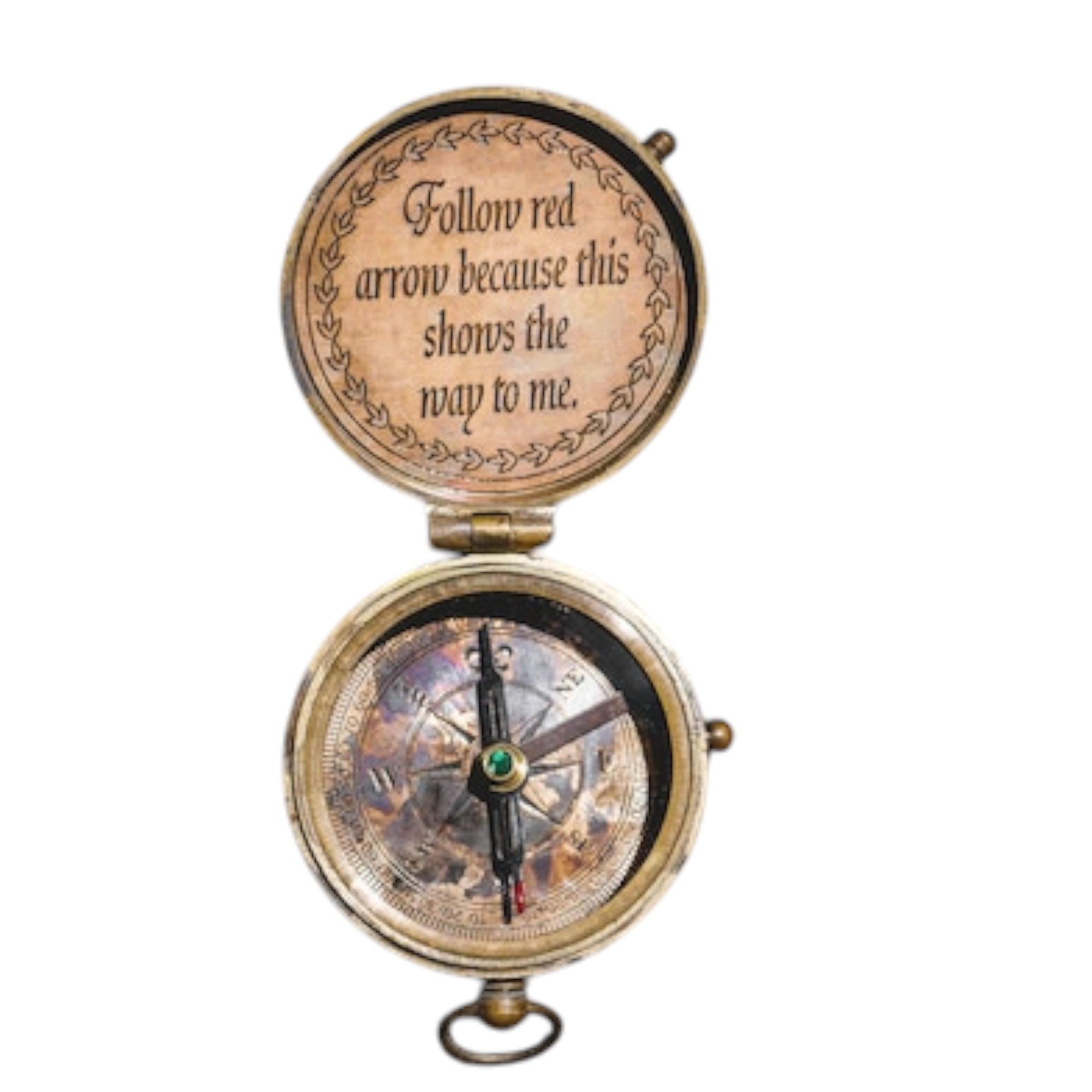 

Морской винтажный латунный компас East India Company — вневременная навигационная элегантность для любителей мореплавания