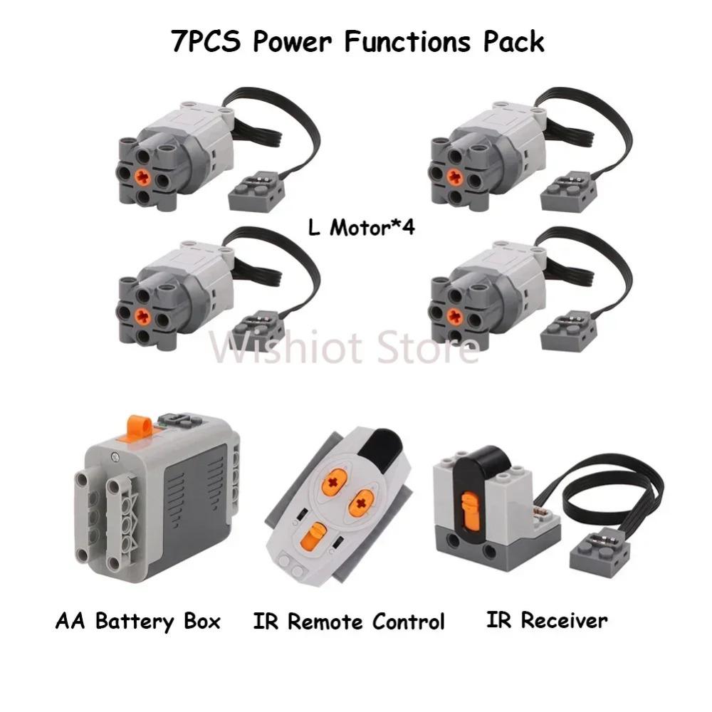 

Совместимый с Legoeds MOC Технический Функции Питания M Мотор 8883 Модифицированный Пульт Управления Группа Питания Поезд Коробка Литиевой Батареи 9686