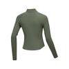 Skechers Solid Color Fashion Versatile Long Sleeve Jacket Women Jackets Army-Green P225W125-02NQ