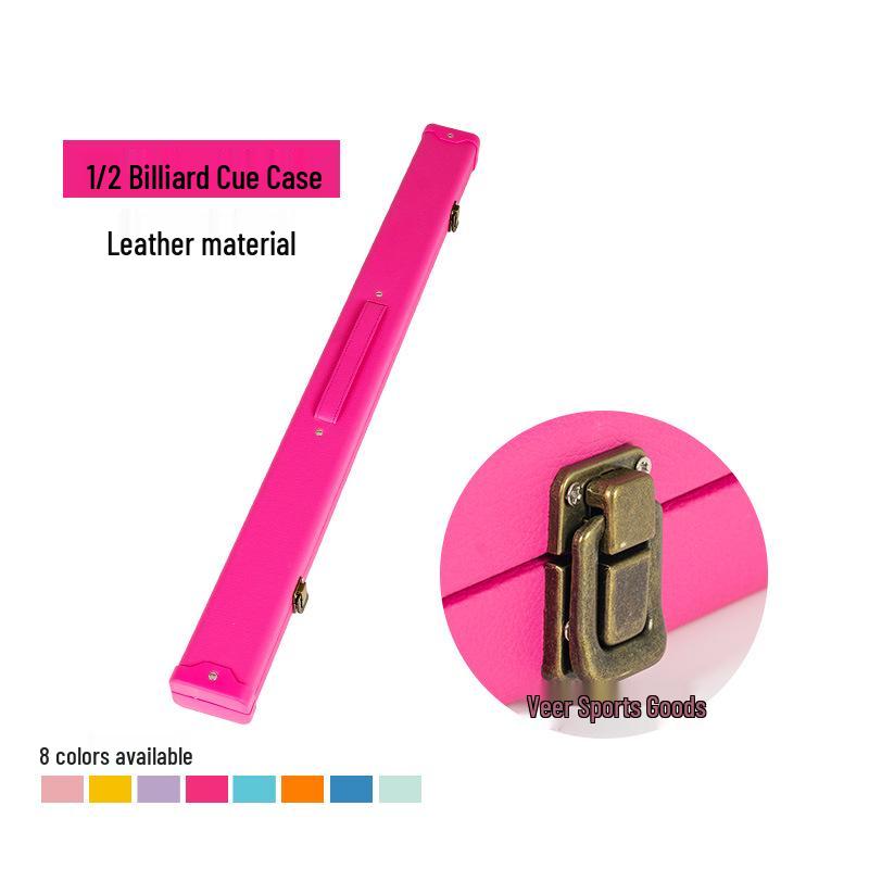 Professionelle zweiteilige Billard Queue Tasche, Ultra-Leicht Kunststoff Stahl, Zwei-Schlitz Design