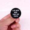 Music Lover Brooch Badge