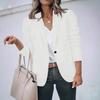 Women S Solid Color Casual Long Sleeve Blazer Coat