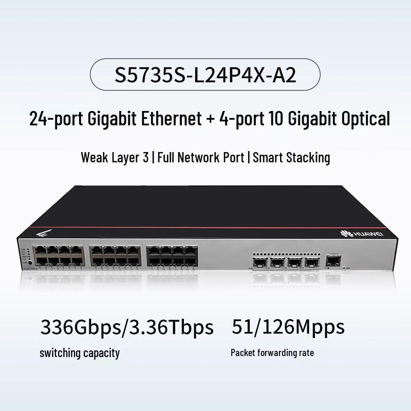 Huawei S5735S-L24P4X-A2 Managed PoE Ethernet Switch
