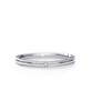 LEGAN Side Milgrain Diamond Platinum Size 9 Ring, PT900, Stackable,