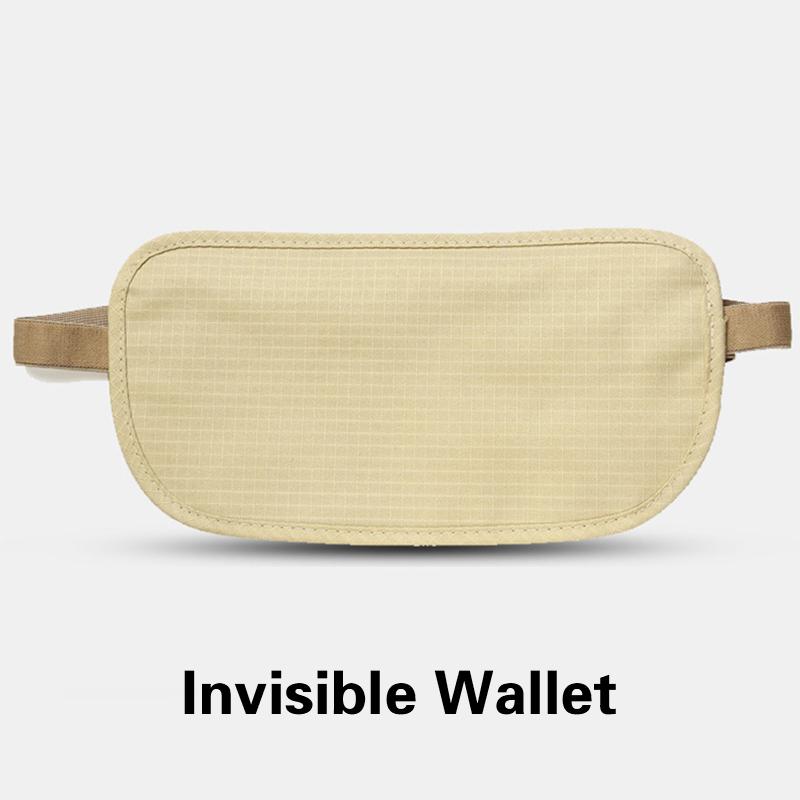 Invisible Travel Waist Packs Pouch For Passport Money Belt Bag Hidden Security Wallet Gift Travel Bag Chest Pack Money Waist Bag
