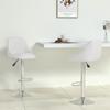 Day and Night - Day and Night Kitchen Stools 2 Units White Synthetic Leather