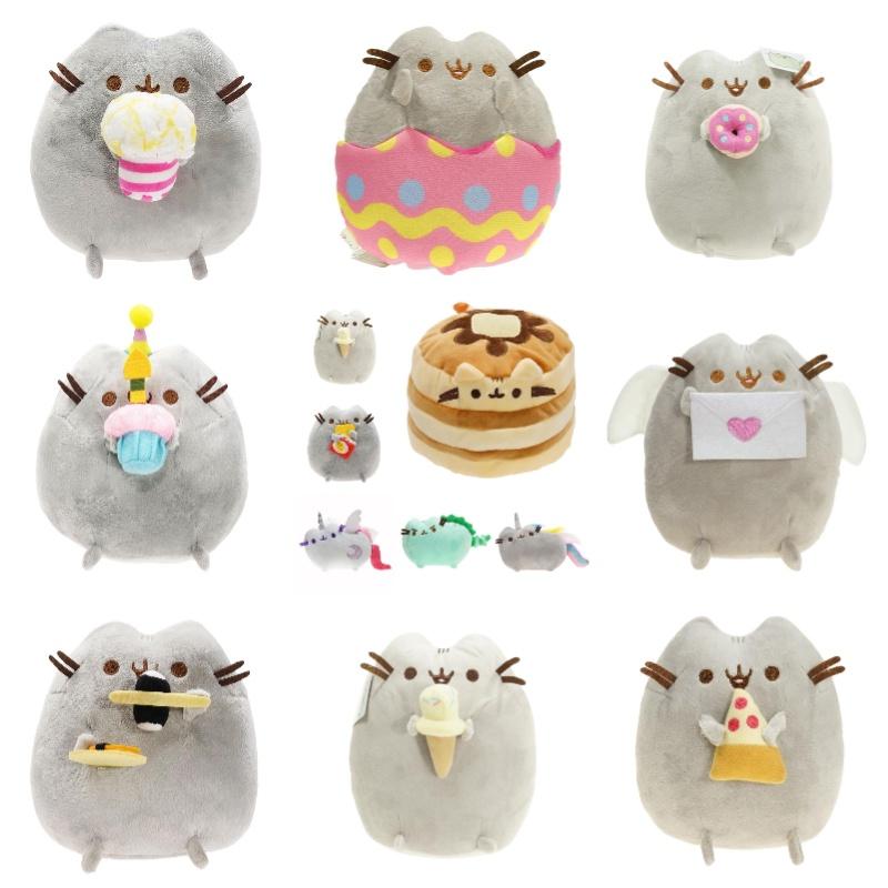 Doughnut Cat Pusheen Cookie Ice Cream Sushi Chips Plush Animals Toys Kids Gifts