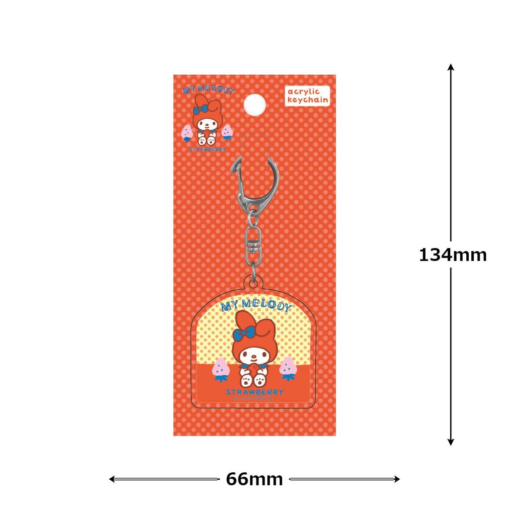 Furukawa Paper Co., Ltd. Sanrio Sanrio Characters Fruit Market Acrylic Keychain My Melody SS68