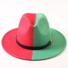 Popular European and American Classic Double-color Wide-brimmed Top Hat Men's and Women's Fashion OL Style Cowboy Hat Jazz Hat