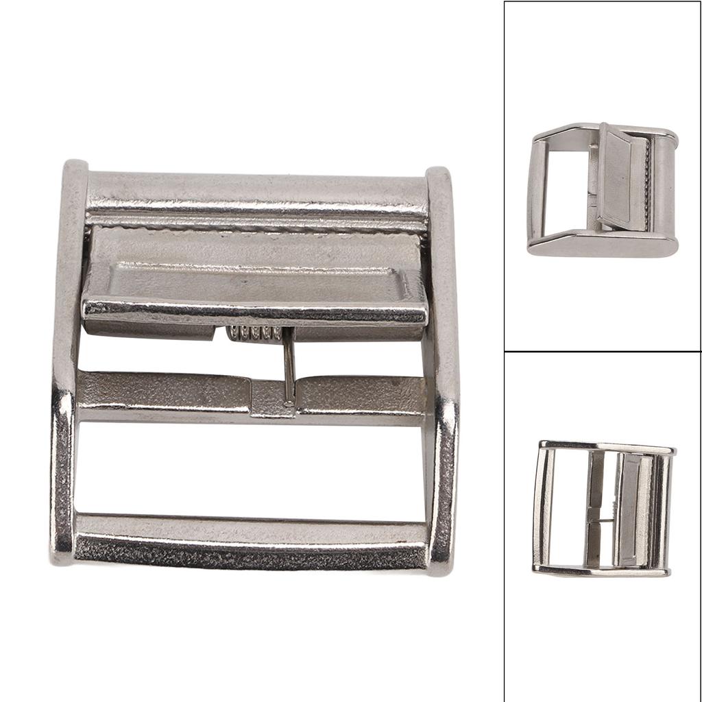 Klemmschloss Spanngurt Verschluss Gurtbandschnalle Edelstahl 38mm Breite für Sicherheit Marine