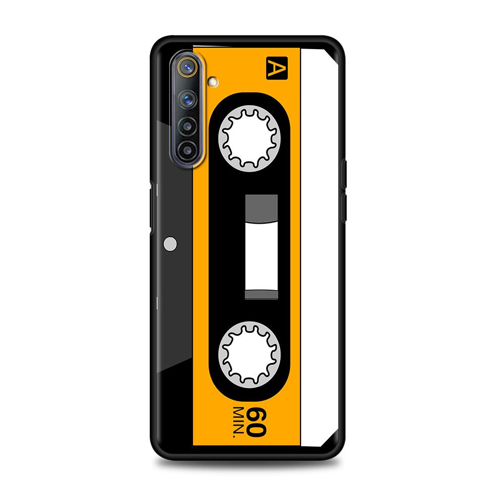 

Чехол для телефона Realme 8 C21 6 7 5 X50 X7 Pro C3 XT GT Neo Master Explorer 7i C15 C11 C12 Ретро Винтаж Камера Кассета Музыка Realme GT Master