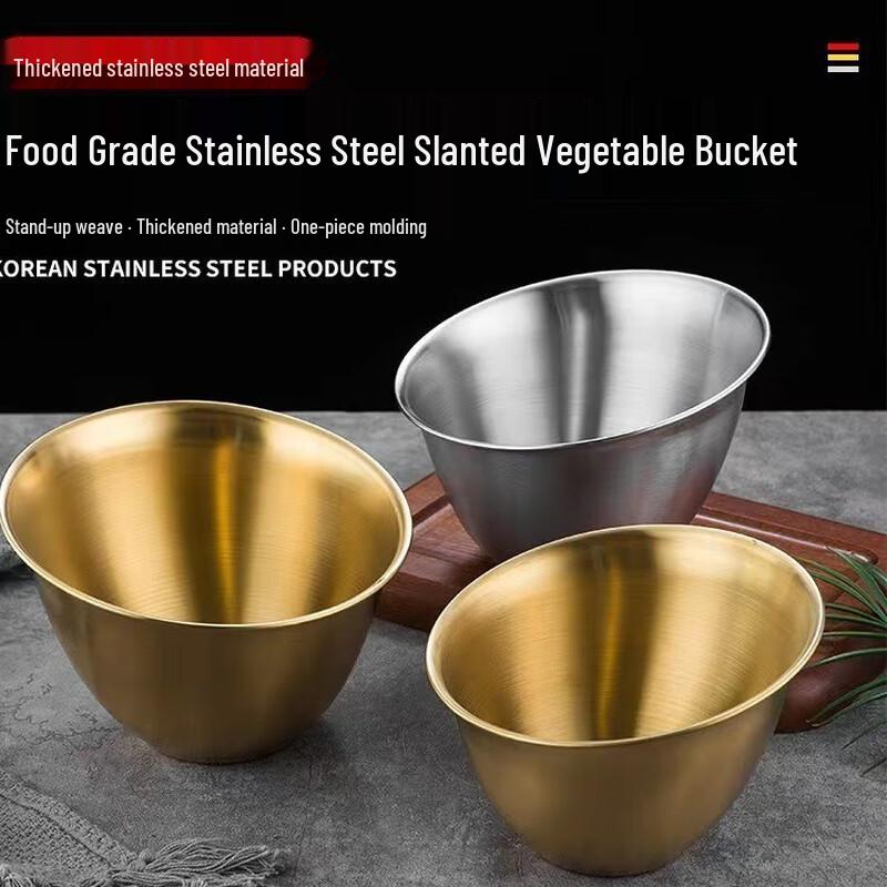 Rostfri Stål Lutande Buffé Serveringsskål