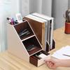 File Rack, Desktop Bookshelf, Storage Box, Office Material Shelf, Folder with Drawers