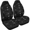 Bulopur Halloween Spider Web Print Front Seat Cover Sets 2 Pack, Car Universal Accessories Interior Decor for Men, Auto Front Seat Covers