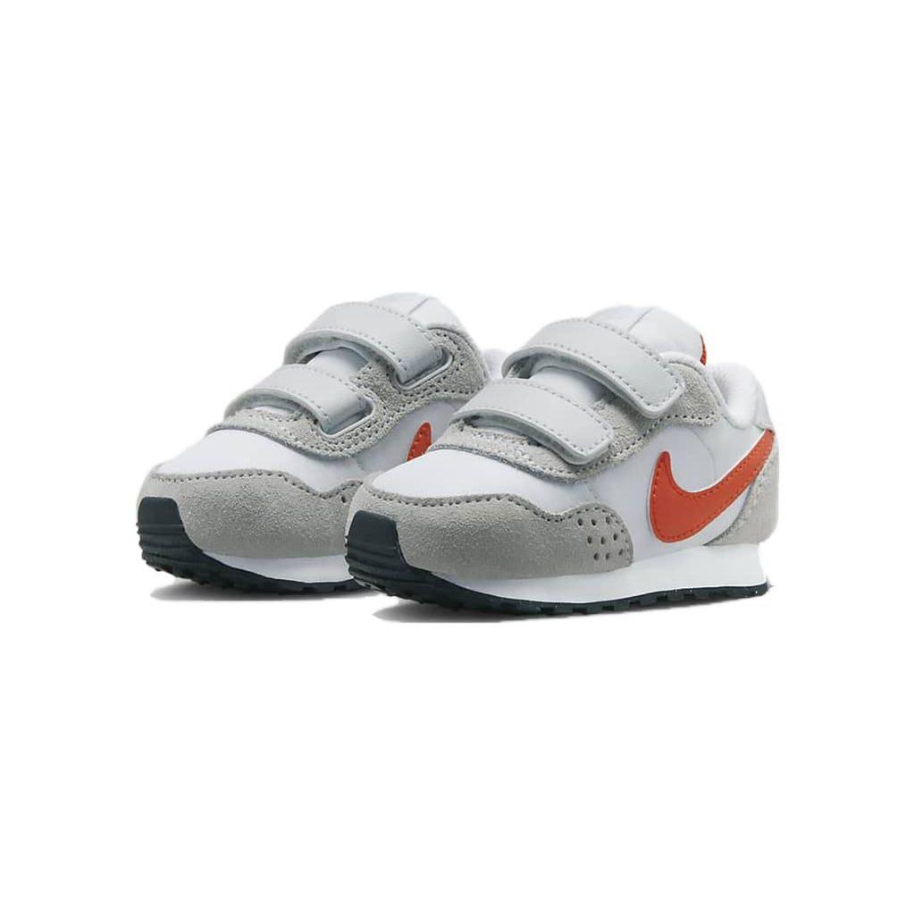 Nike MD Valiant TD Pure Platinum Picante Red Baby Sneakers Grey White Black CN8560-020
