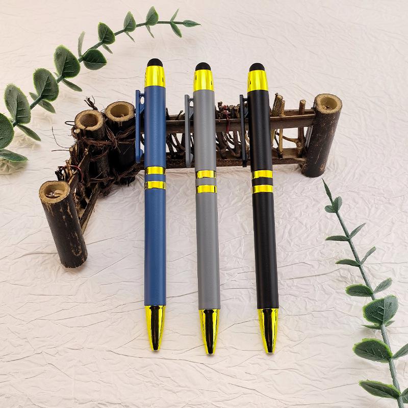 Touch Screen Ballpoint Pen - Creative Clip Style, Signature & Neutral Pen with Customizable Logo for Advertising and Hotel Use
