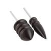 2 Pcs  set Leathercraft Carving Tool Handmade DIY Leather Edge Slicker Round Wood Burnisher