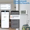 Tuya Zigbee WiFi Temperature Humidity Sensor Digital LCD Meter Hogar Inteligente Work with Smart Life Alexa with External Probe