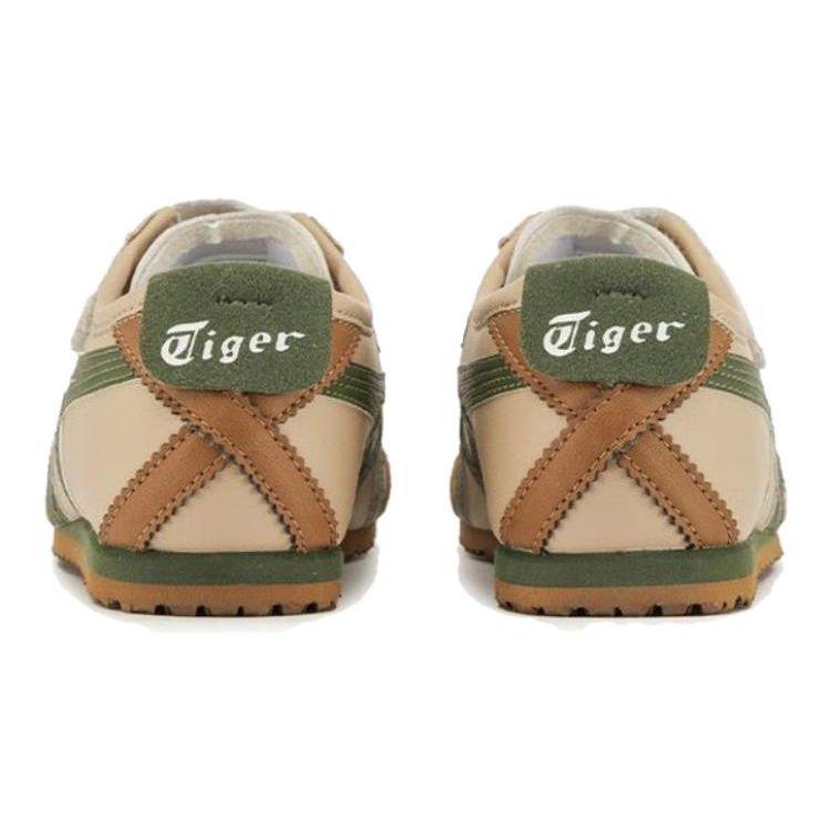 ONITSUKA TIGER נעלי קז'ואל נוחות רב-תכליתיות קלות משקל בולמות זעזועים עמידות גפה נמוכה מעור סינתטי Mexico 66 נעלי סניקרס לילדים 1184A049-250