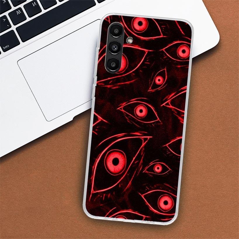 

Scary Face Eyes Phone Case For Samsung Galaxy A02S A12 A22 A32 A42 A52 A72 A51 A50S A71 A41 A31 A21S A70S A40 A30S A20E A10S A51 Samsung A50S(A30S)
