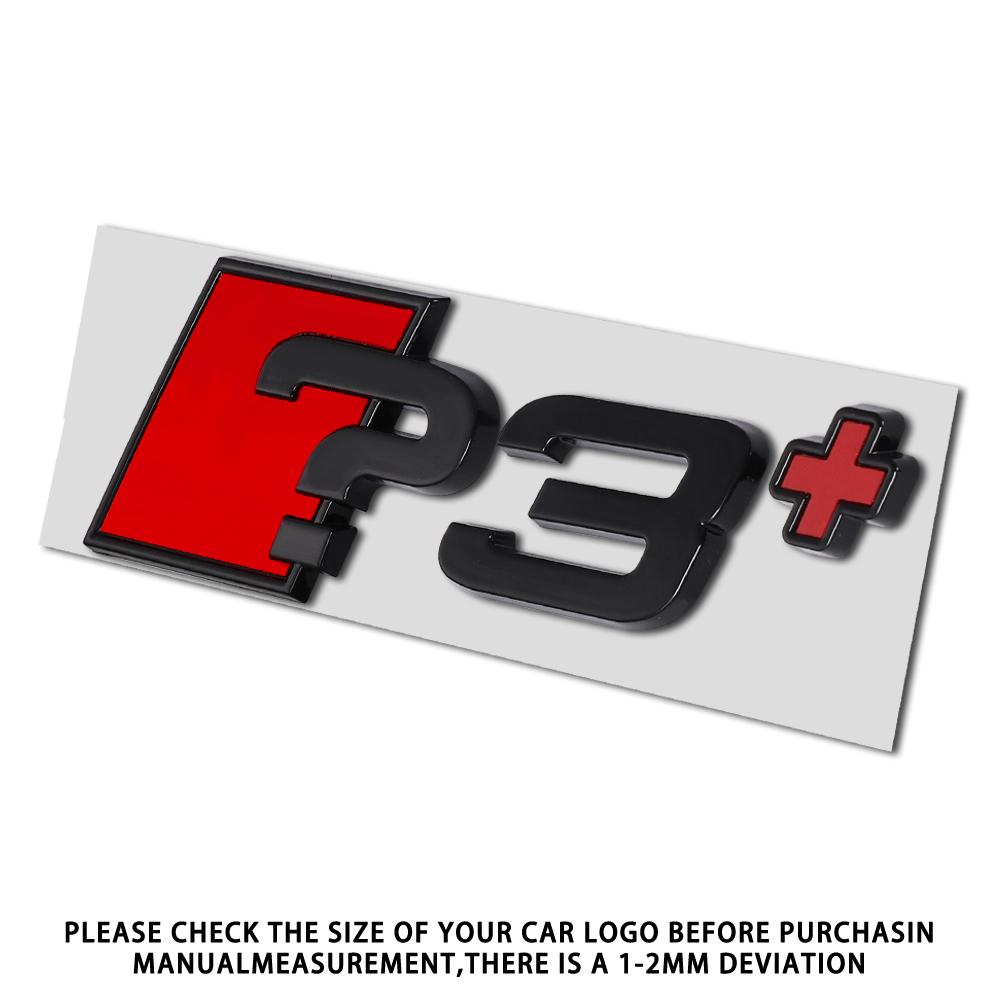 1PC Aluminum ?3 ?4 ?5 ?6 ?7 ?8 ?3+ ?4+ ?5+ ?6+ ?7+ ?8+ Emblem Car Trunk Logo Sticker For Audi A3 8P S3 8V A4 B8 B6 B7 A6 C6 C5 S