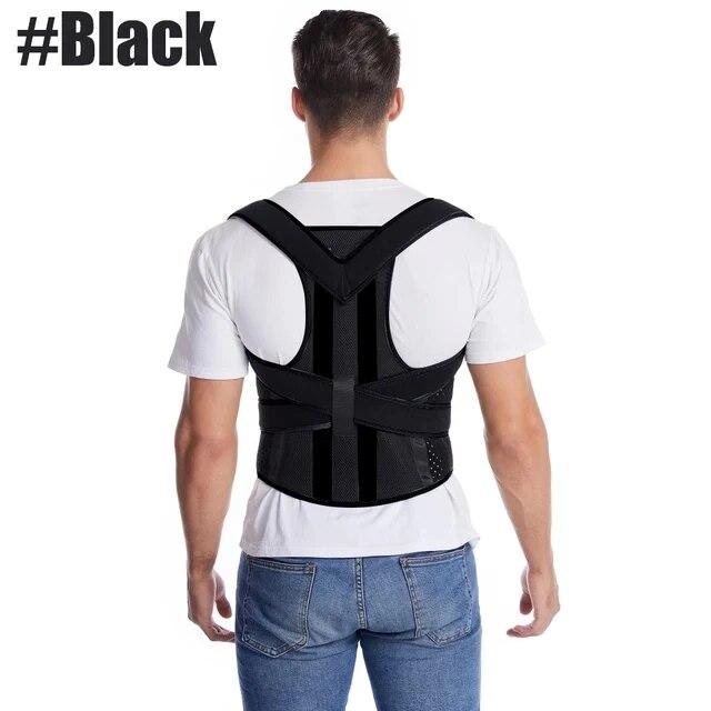 Back Brace Posture Corrector for Men Women Back Lumbar Shoulder Posture Support Pain Relief Muscle Memory Support Straightener