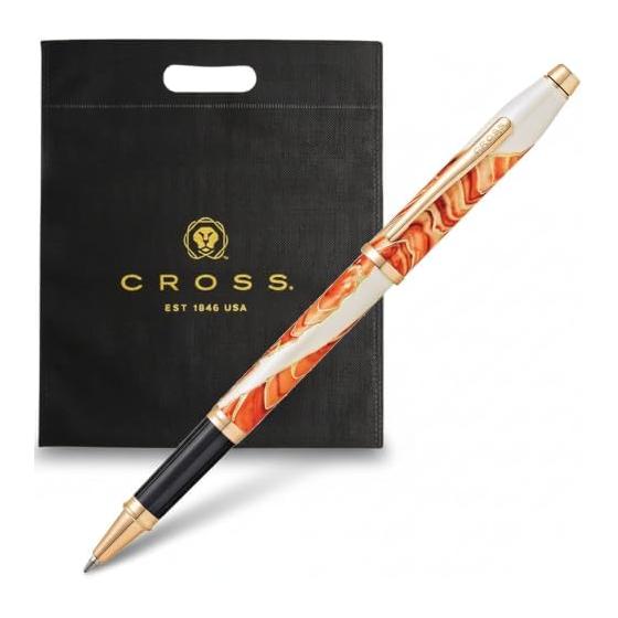 CROSS Wanderlust Antelope Canyon Rollerball Pen (Water-Based Ballpoint Pen) [Premium Gift Box + Gift Shopper Included]  A Pen for Travel Lovers