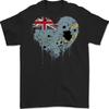 Men's Tuvalu Day T-Shirt With Tuvalu Flag 100% Cotton