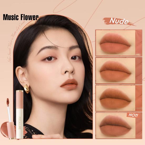 2.4g Lip Lacquer Waterproof Velvet Moisturizing Advanced Matte Long Lasting Non Stick Easily Colored