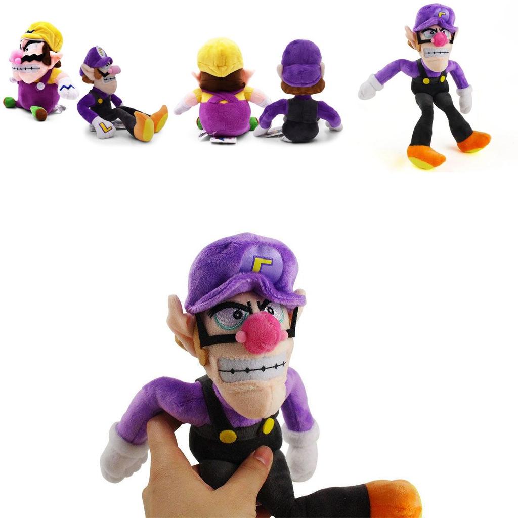 Super Mario Bros Plush Doll Set Featuring Adorable Wario And Waluigi Stuffed Toys
