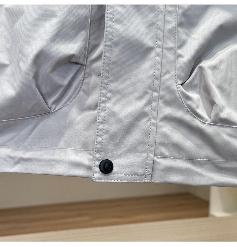 2025 Spring Men's Versatile Hooded Windbreaker Jacket Coat – Trendy Workwear Style for Autumn