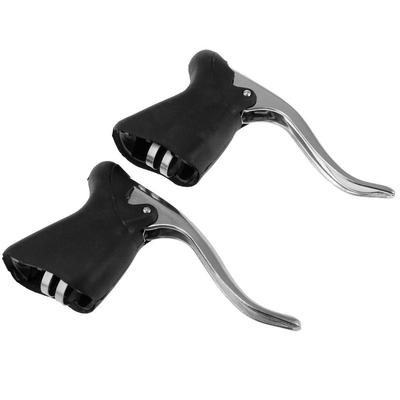 1Pair Road Bike Drop Bar Brake Lever Bent Bicycle Handbrake Aero Cycling Fixed Gear Accessories Parts for MTB Mountain Bike
