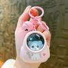 Cute Bear Bag Night Light Keychains, Kawaii Hanging Pendant Key Chain, Trendy Atmosphere Light