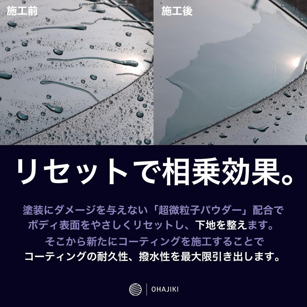 Gentle Primer for Removes Water and Resets Includes Two Microfiber For Professional Car OHAJIKI Pre-coating Glass, Stains, Coatings. Cloths. Washes.