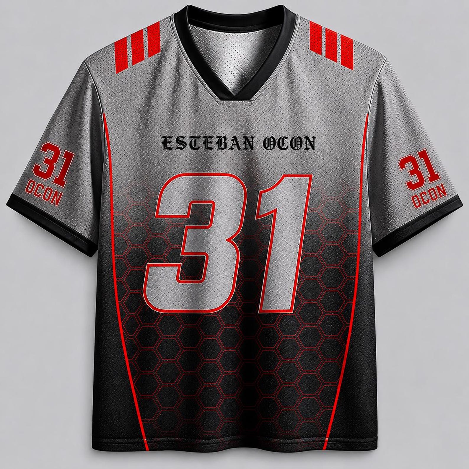 Esteban Ocon #31 Custom Racing Jersey – Vintage Motorsport Fan Shirt, Personalized Name & Number Jersey 4XL