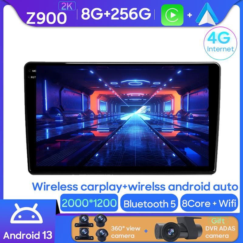 Android Multimedia For Peugeot 308 T9 308S 2013 - 2017 Car Stereo CPU Radio QLED Player Navigation BT Screen Dash Cam HDR WIFI