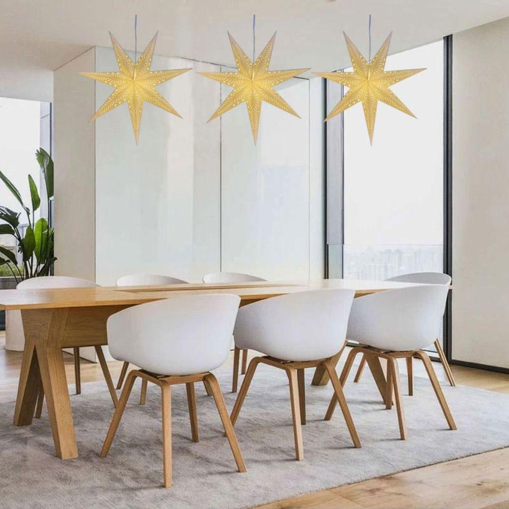 Folding Star Lanterns Christmas Decorations Star Lampshade New Hanging Paper Stars  Home Decor