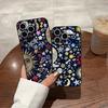 Handyhülle für 17 Pro Max iPhone 14 Pro Max 12 16 15 13 Pro 11 Xr X Xs 8 7 Plus Rückseite Retro-Stil Gesicht Sonne Sterne