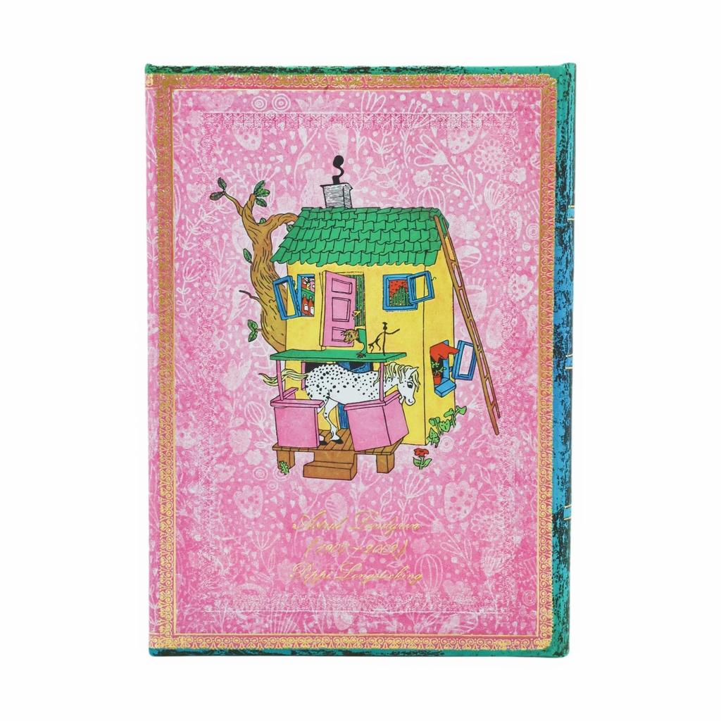 Paperblanks Astrid Pippi Midi Notebook, Hardcover, Lindgren's Longstocking, B6, Ruled, PB1327-4