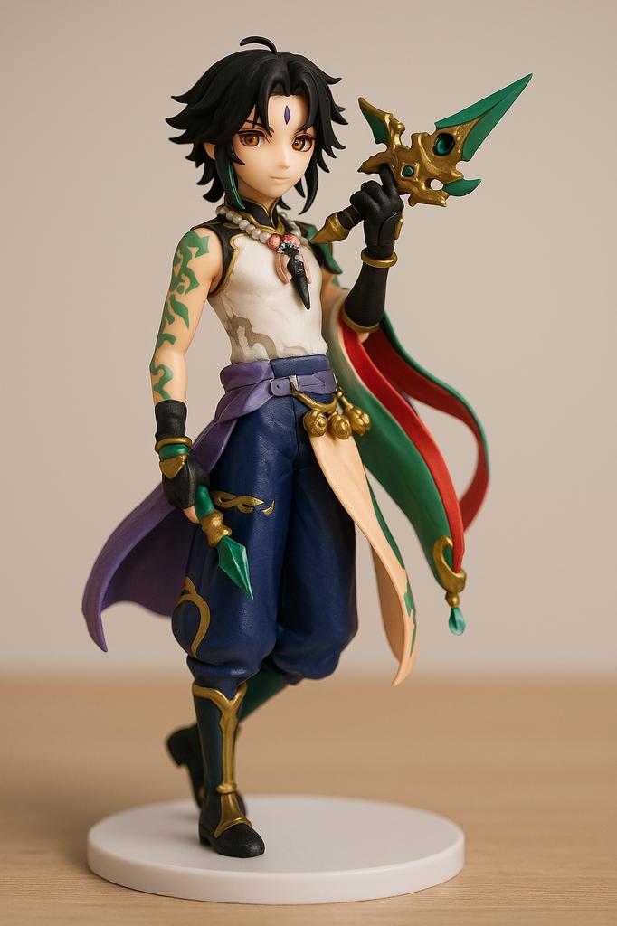 Фигурка Геншин Импакт Воин Сяо Genshin Impact Xiao игрушка аниме 20см